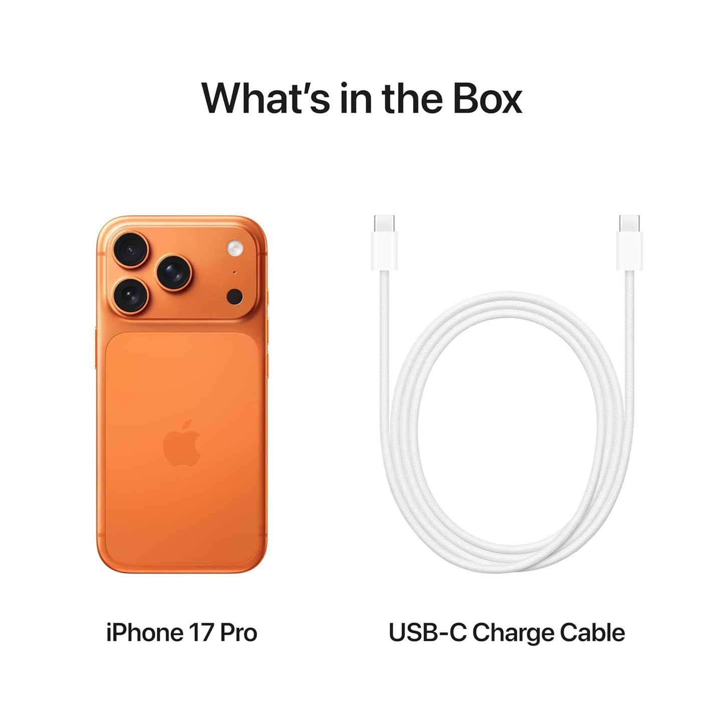 Apple iPhone 17 Pro 512 GB, A19 Pro Chip, Breakthrough Battery Life,  Cosmic Orange